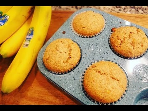 Easy Sweet Banana Muffins (Plant-based,Oil Free)