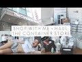 The Container Store Shop With Me + Haul || Back To School Apartment Organizing || BeautyChickee