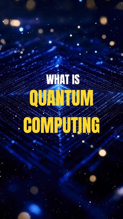 Quantum Computing basics explained in a minute - YouTube