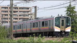 E129系A16+B18編成【4K】信越本線上り438M