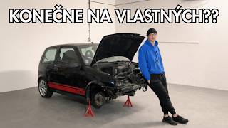FINALLY ON ITS OWN WHEELS??  |   Part 7 Fiat Cinquecento Sporting Restoration
