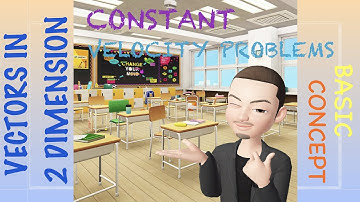 VECTORS - CONSTANT VELOCITY PROBLEMS