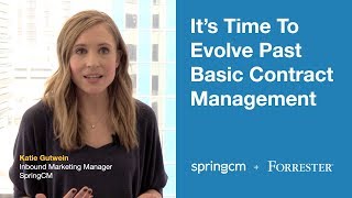 It's Time To Evolve Past Basic Contract Management