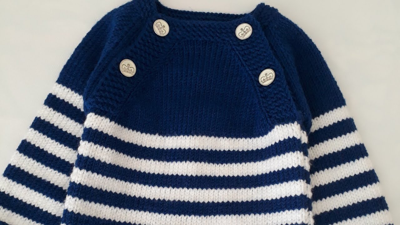 bebek spor kazak yapimi 1 youtube baby pullover baby knitting baby knitting patterns