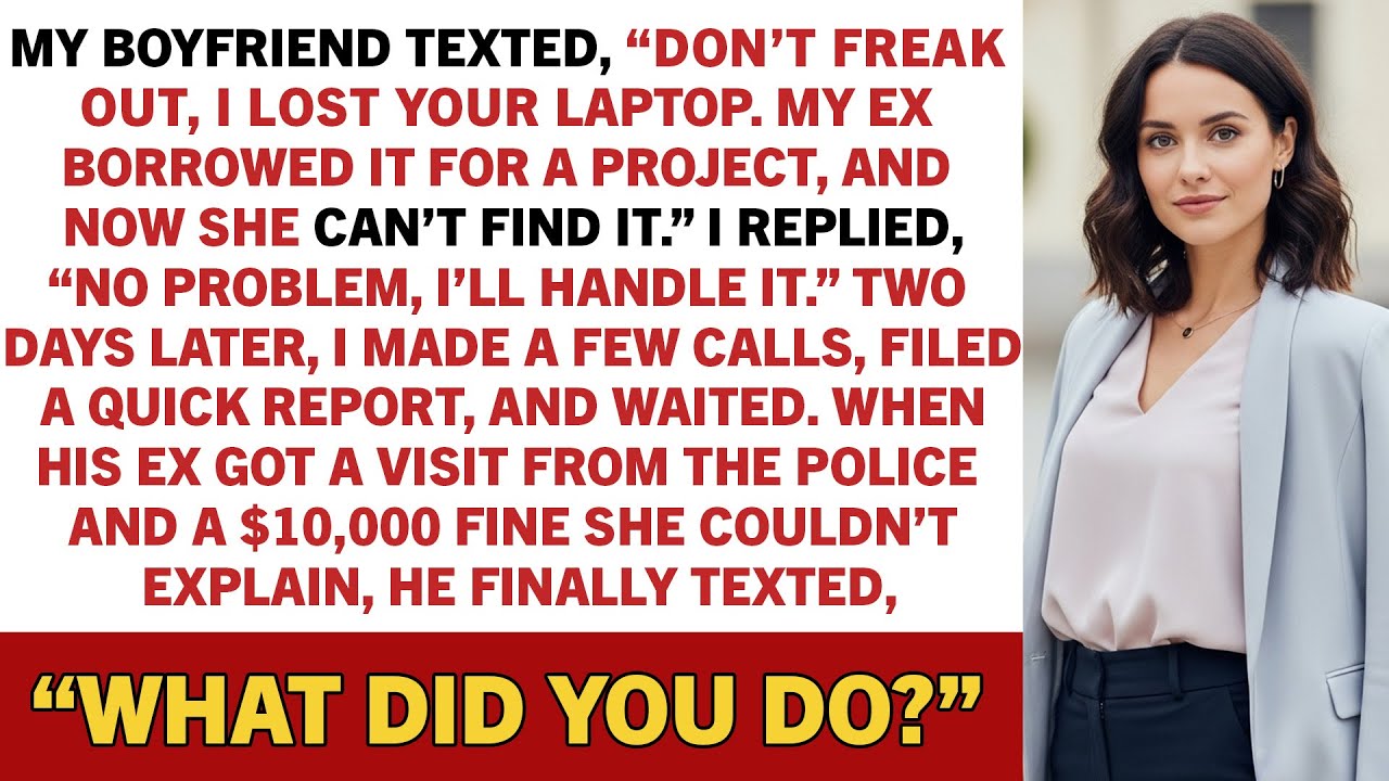 My Boyfriend Texted, “Don’t Freak Out, I Lost Your Laptop. My Ex Borrowed It For…” / Reddit Stories