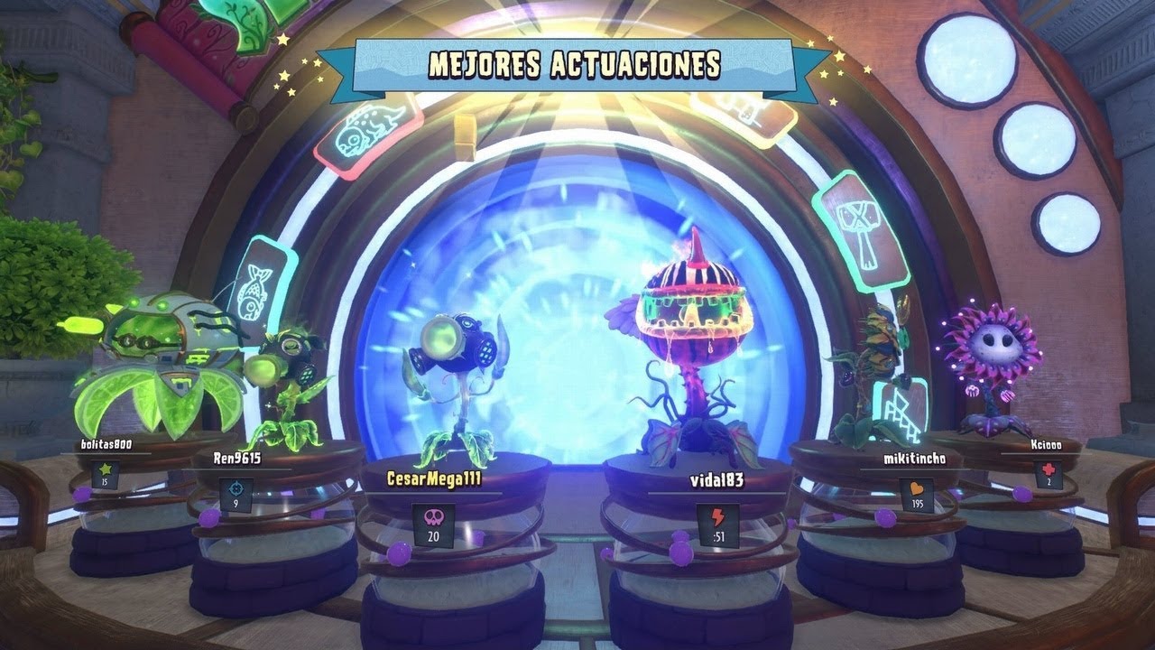 MODO MEZCLADO PLANTS VS ZOMBIES GARDEN WARFARE 2 ESPECIAL UNA HORA DE ...