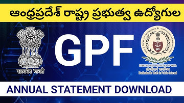 How to download GPF Annual Account Statement