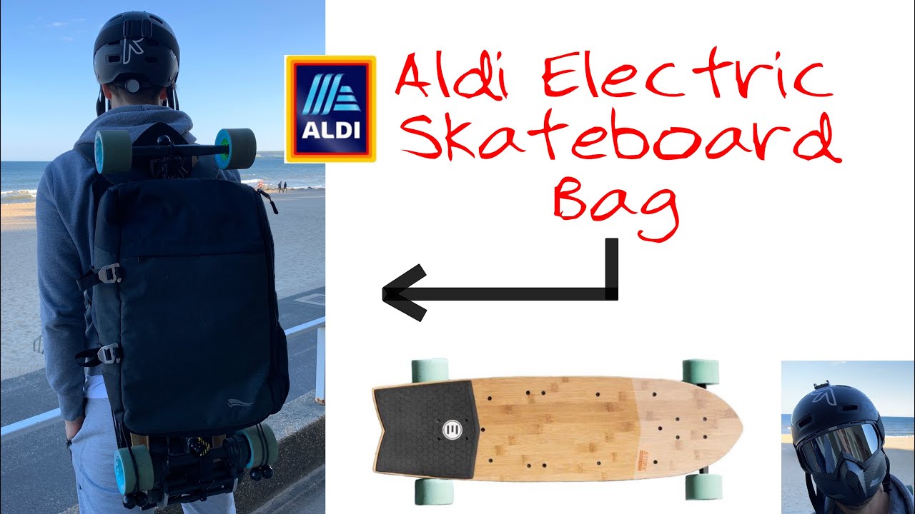 Michelangelo sporadisk Modtager Best DIY Electric Skateboard Bag TUTORIAL (works with Evolve, Boosted,  Exway & more) - YouTube