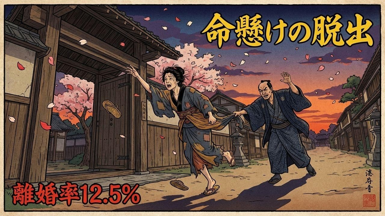 江戸の離婚率は現代以上!? 命を懸けて逃げ込んだ「縁切寺」の衝撃実態