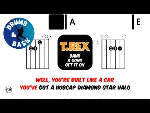T Rex | Scrolling Guitar Chords & Lyrics - YouTube