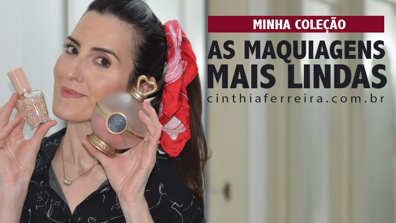 Marcas de maquiagem apostam em produtos com embalagens luxuosas