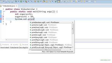 2-Dars. Javadan boshlang