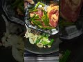 LET'S FRY IT! "GYŪBARA KALBI+NINNIKU NO ME" 旨いよこれ! #shorts #viral #trending #food #asmr #satisfying