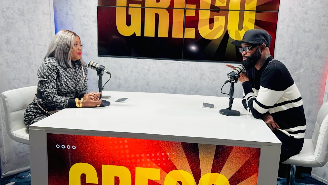 DAVID MOMBELE FRAPPE A L’INAUGURATION DE SON STUDIO GRECO TV FACE À LA PRESSE 