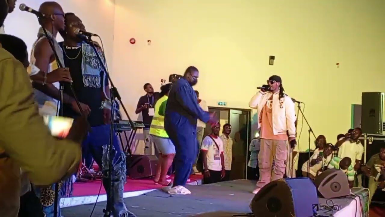 Concert de Pozo Charabia avec des Pagailleurs comme instrumentiste. Regarder Cc Bioman Badman