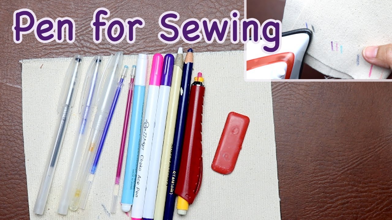 Marking On Fabric Pen for Sewing Tool Review and Demo ใช้อะไร