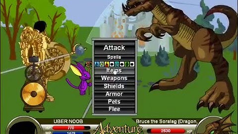 UBER NOOB vs The Dragons