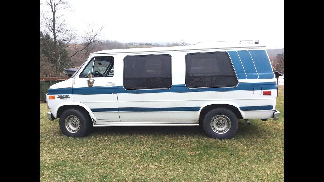 1989 Chevrolet Van Customized Interior To Haul A Motorcycle