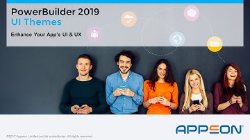 Appeon PowerBuilder 2019 新機能！ UI Themes 機能紹介【日本語字幕付き】