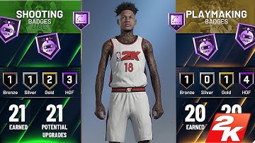 *NEW* NBA 2K21 BEST PLAYMAKING SHOT CREATOR BUILD!94 3PT + HOF SHOOTING/PLAYMAKING BADGES!