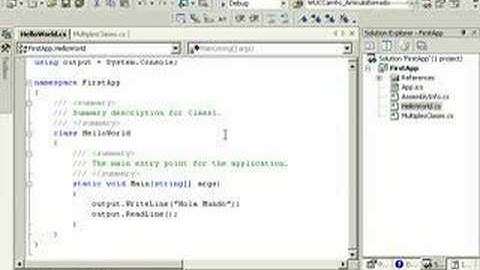 Hola Mundo en C# (Demo)- www.aprendamas.net