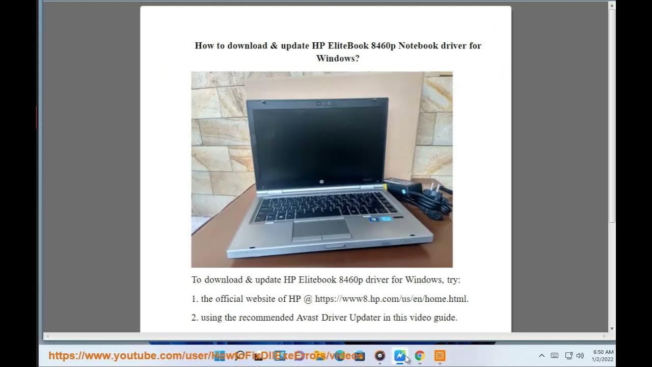 Download & update HP EliteBook 8460p Notebook driver for Windows 8/7