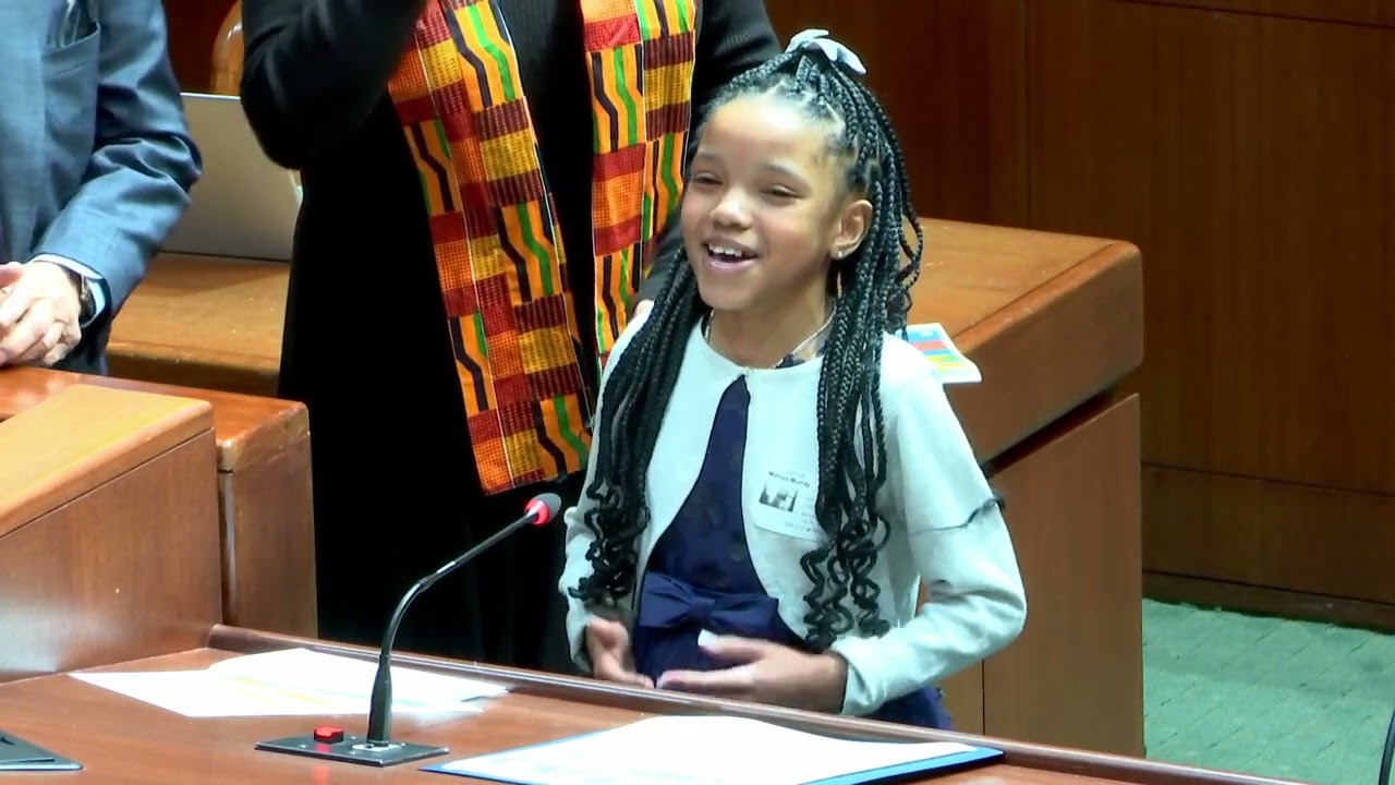 2025 MLK Orator Winner Montoia Murray Delivers Speech at Houston City Council
