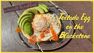 Tostada Egg on the Blackstone: 5-minute breakfast by Christopher Masto 126 views 10 months ago 6 minutes, 32 seconds