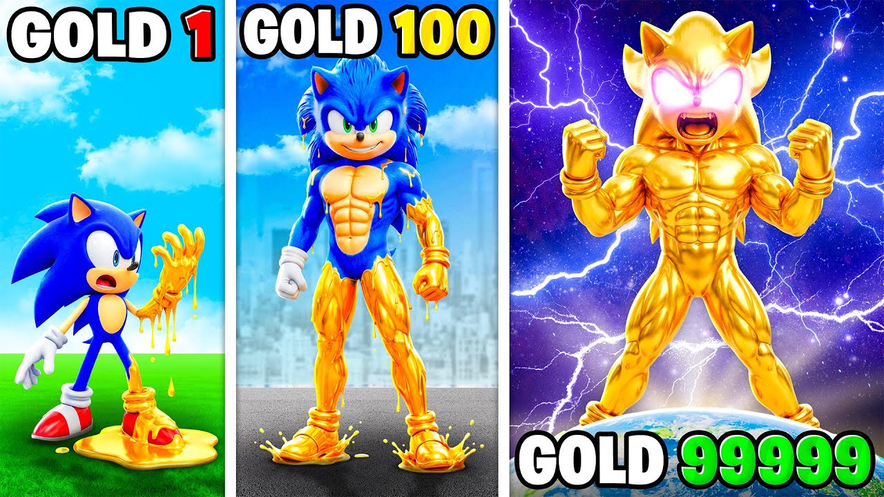 Upgrading to GOLD SONIC In GTA5!