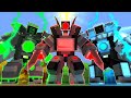 Monster School : Skibidi Toilet vs Tri-Titan, SONAR TITAN &amp; UPGRADED CAMERAMAN - Minecraft Animation