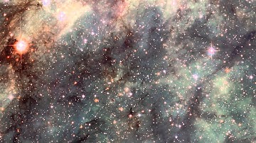 Hubble: Pan Across The Tarantula Nebula (2011) [1080p]