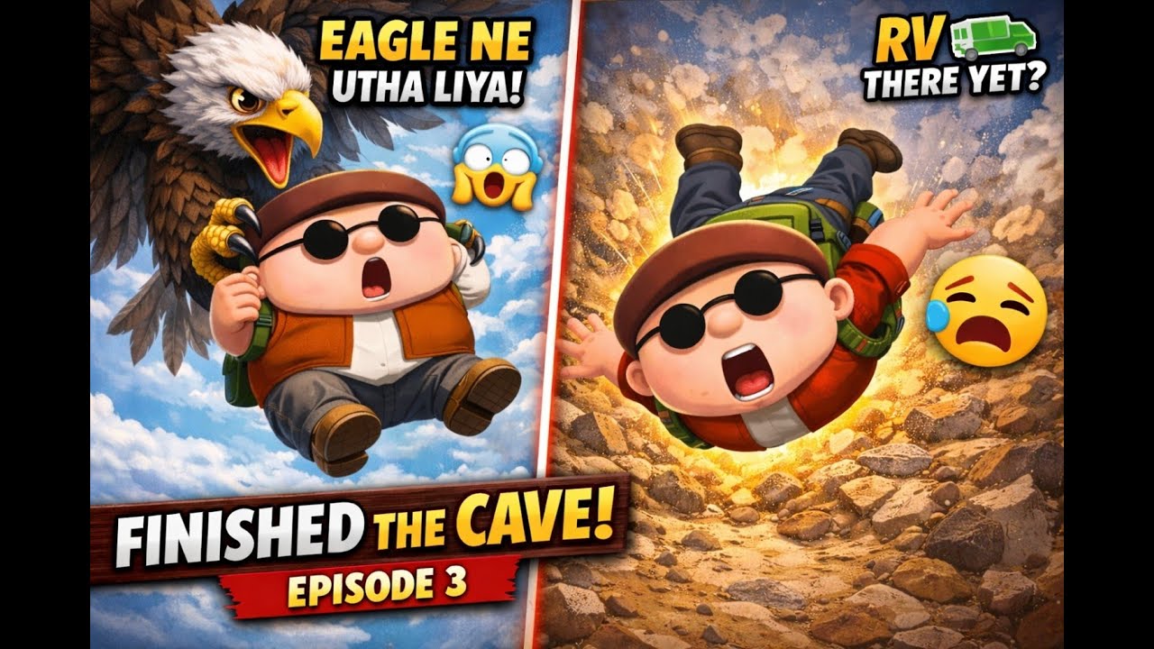 Cave Complete Ki Aur Eagle Ne Game Bigaad Di 😂🦅 | RV There Yet Ep 3