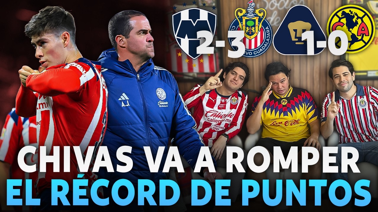 CHIVAS GANA EN EL GIGANTE DE ACERO Y AMÉRICA PIERDE CON PUMAS // SOCIOS ...