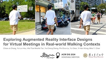 Exploring Augmented Reality Interface Designs for Virtual Meetings in Real-world Walking Contexts🏆