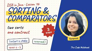Sorting and Comparators in Java: The Contract Nobody Reads | DSA #16