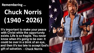📱Remembering Chuck Norris (1940-2026)