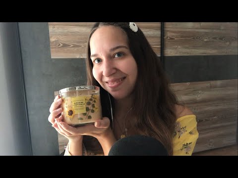 ASMR Spring Candle Collection 🌼💛 (Candle Tapping, Textured Scratching, Whispering)