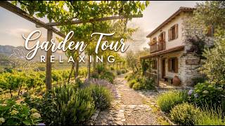Beautiful🌺🍇 European Garden  | 🏡 Soft Instrumental Relaxation 🍃