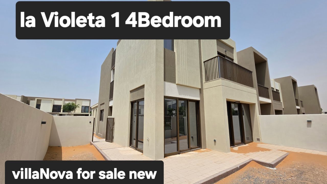 VillaNova La Violeta 1 4 Bedroom + maid brand new for Sale