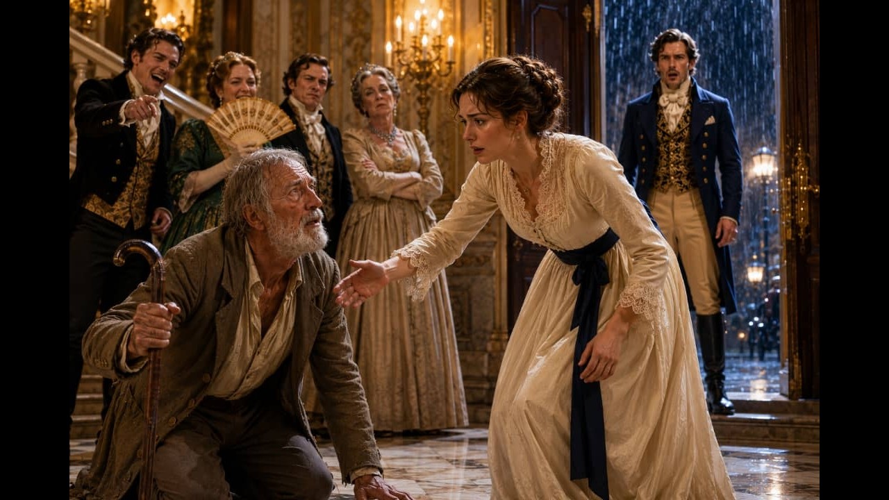 👑 A KIND GOVERNESS HELPS A HUMILIATED ELDERLY MAN, UNAWARE HE IS THE DUKE’S FATHER