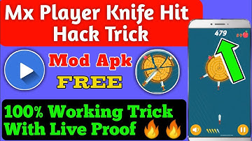 Mx Player Knife Hit Trick || Mx Player Knife Hit Game Hack Trick || Knife Hit Game Unlimited Trick