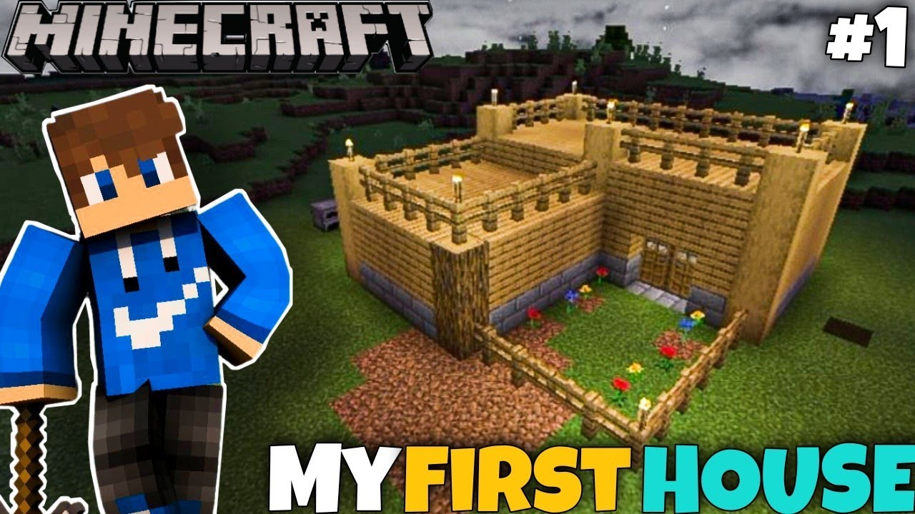 MY FIRST HOUSE IN MINECRAFT || MINECRAFT SURVIVAL GAMEPLAY #1 || AYU GAMERZ