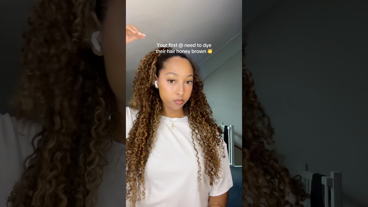 Honey brown highlights 🍯🤎 share this with your friend 🌸💞 