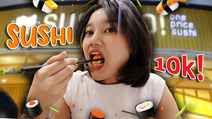 MODAL 10RB BISA MAKAN SUSHI ENAK DISINI!!