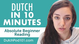 10 Minutes of Dutch Reading Comprehension for Absolute Beginners