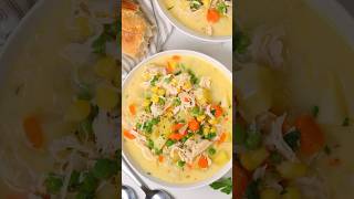 Delicious Chicken Pot Pie Soup | Fall Recipes #recipes