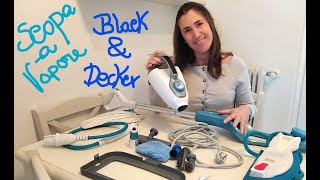 SCOPA A VAPORE - Black&Decker recensioni, opinioni - come si usa - consigli  UTILI! 