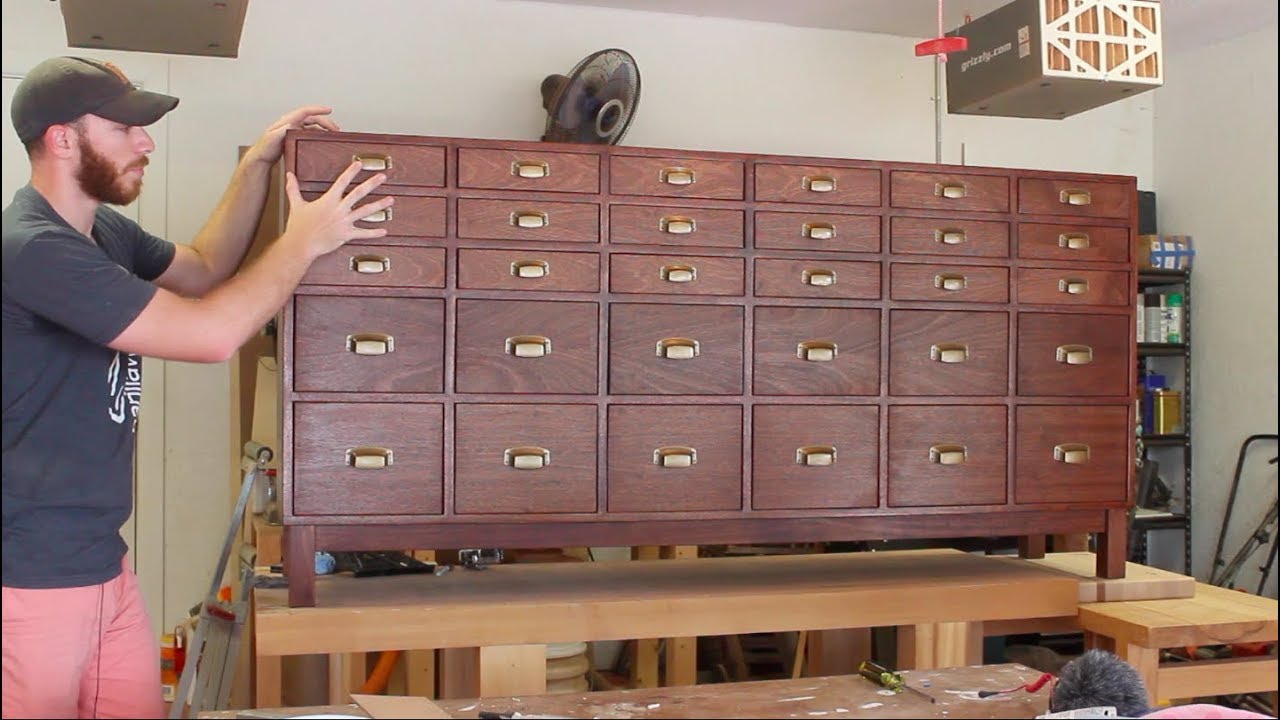Making Another Large Apothecary Cabinet Youtube