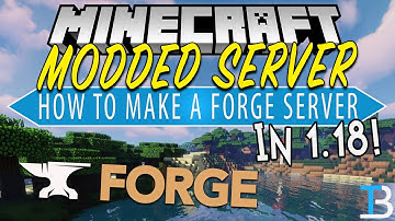 How To Make A Modded Minecraft Server in 1.18 (Forge Server 1.18)