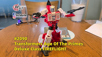天尊世代 大無畏 合體 飛火 胡服騎射的變形金剛分享時間 2089集 Transformers Age Of The Primes  Deluxe Class FIREFLIGHT